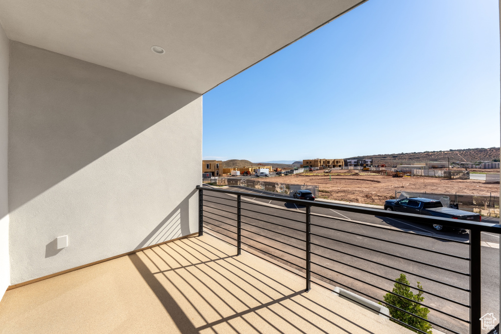 Balcony with a residential view