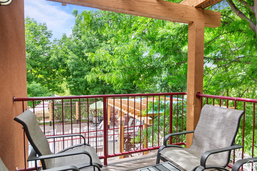 View of deck