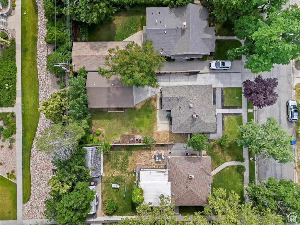Aerial view of property's location