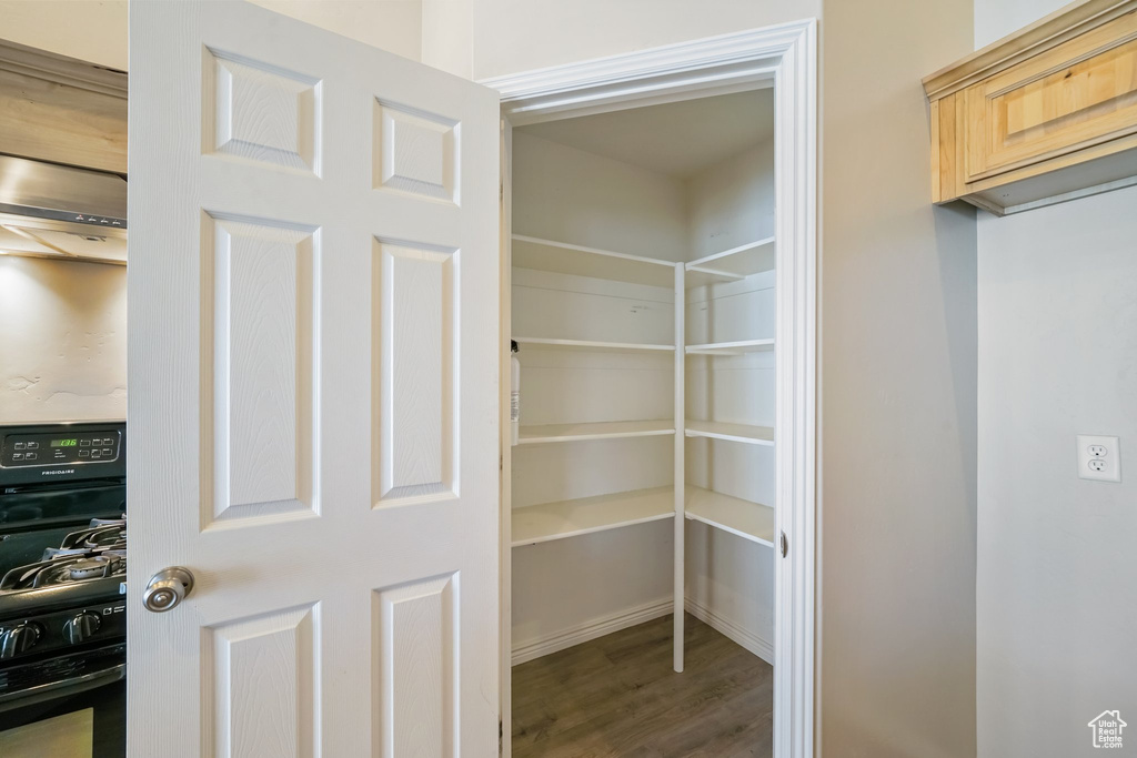 View of storage area