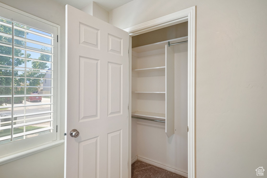 View of closet