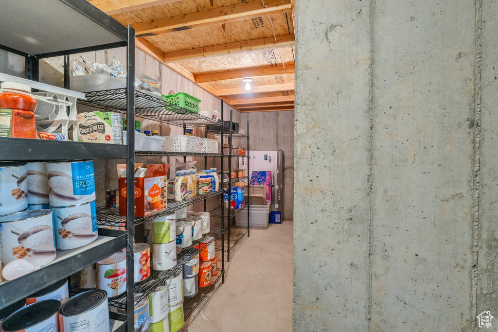 View of storage room