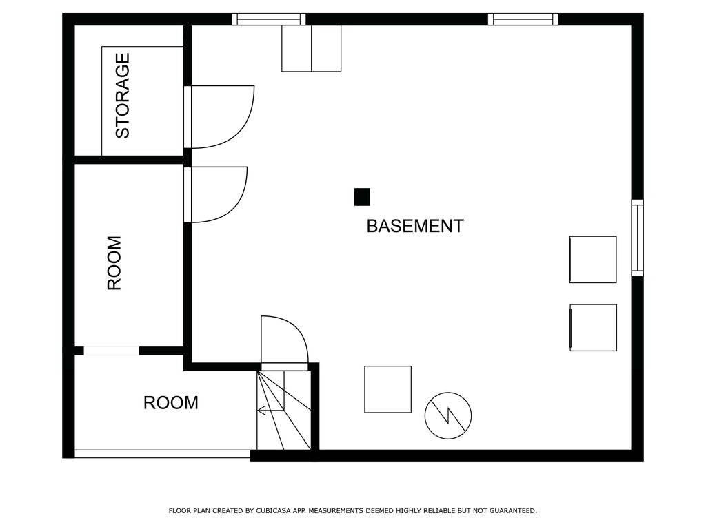 View of room layout