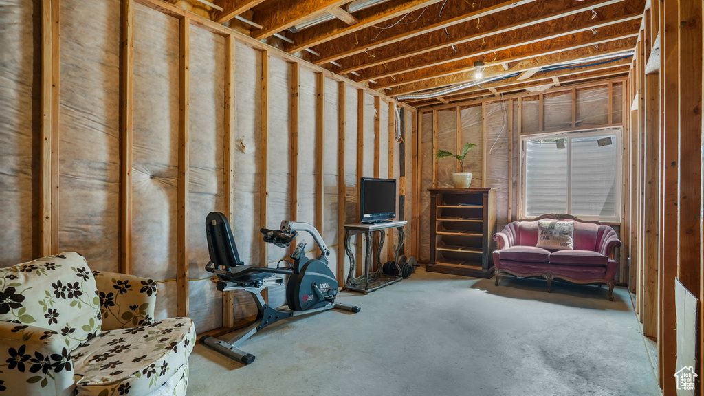View of basement