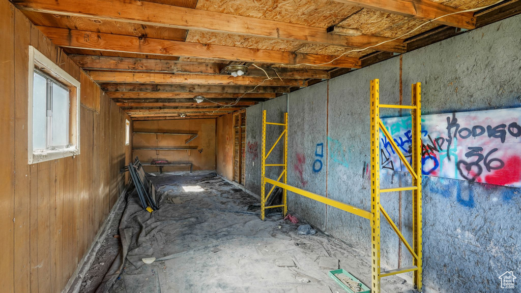 View of basement
