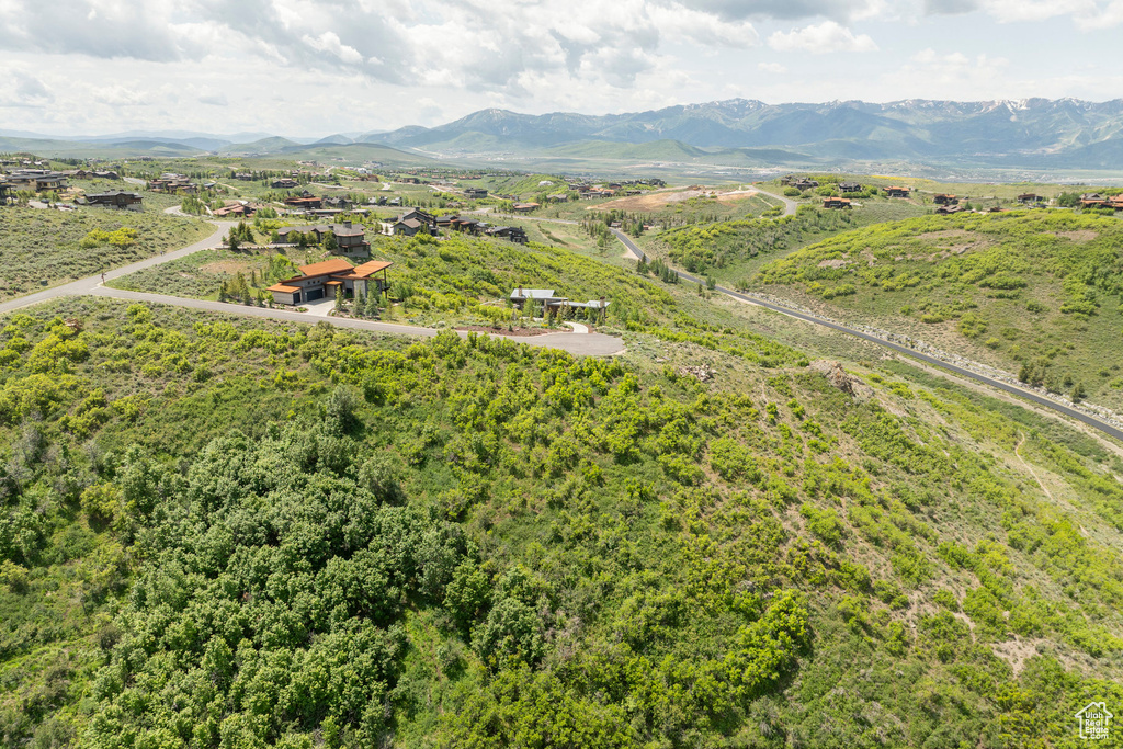 Drone / aerial view of mountains