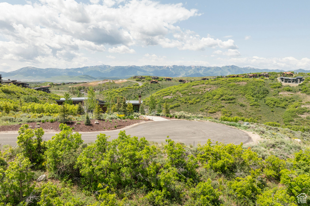 View of mountain background