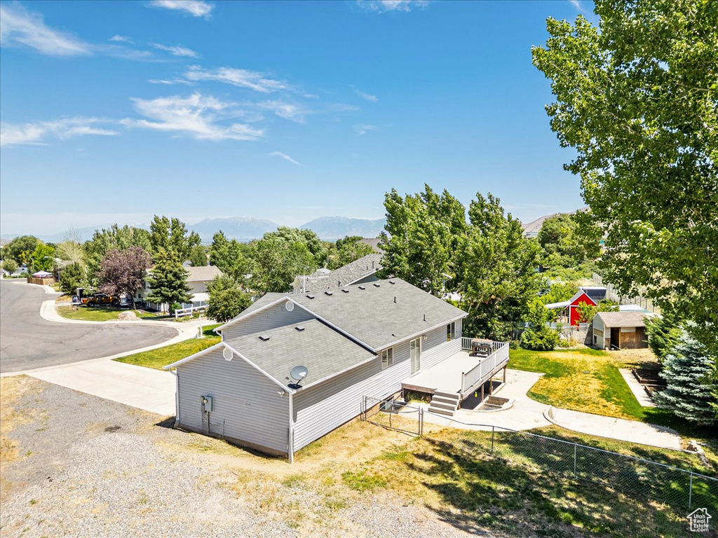 View of subject property
