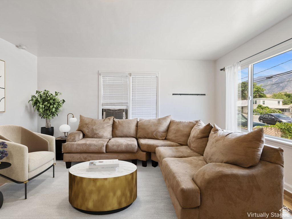 Living area with cooling unit