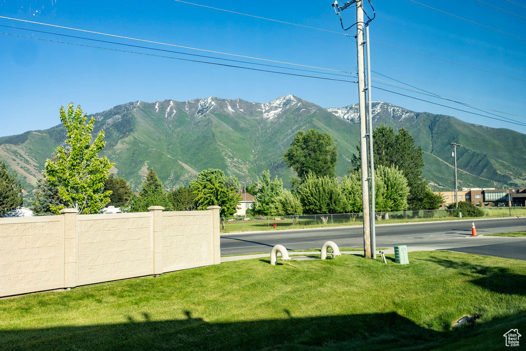 View of mountain backdrop