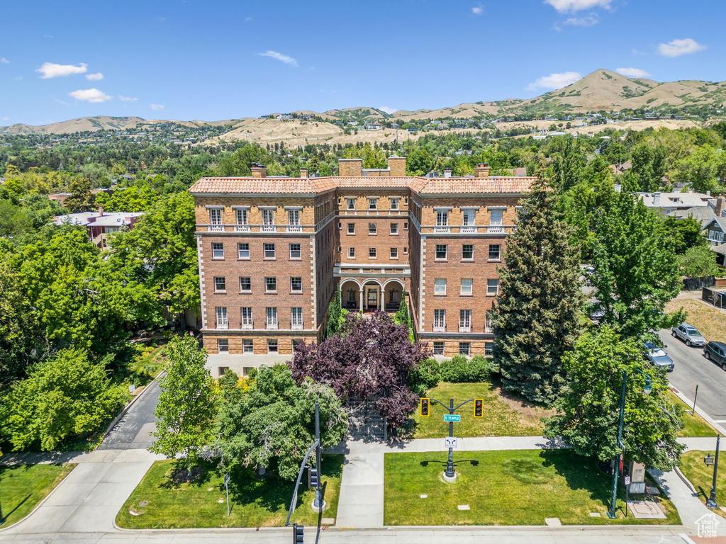 View of property featuring a mountain view
