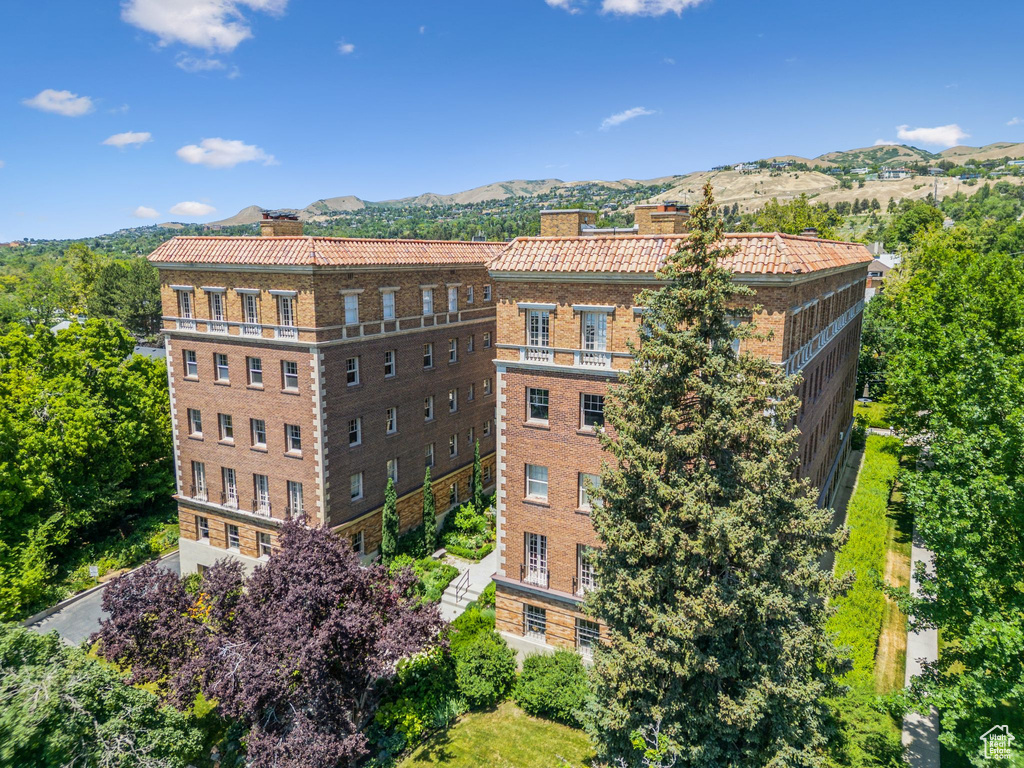 View of property featuring a mountain view