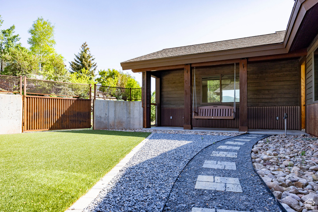 View of yard