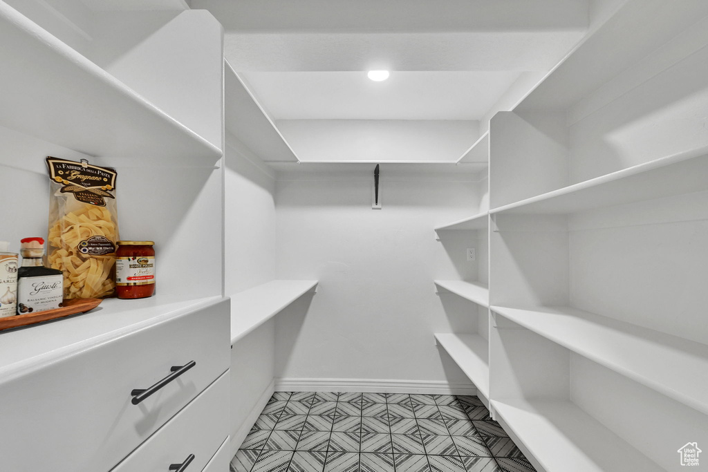 View of spacious closet
