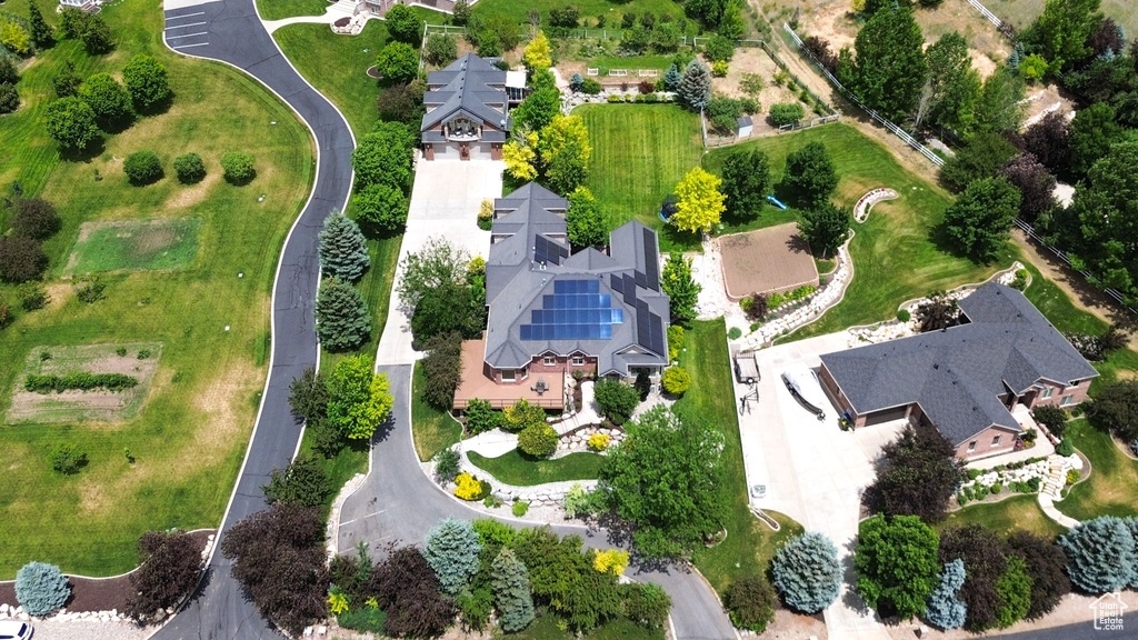 Aerial view of property\\\\\\\'s location featuring nearby suburban area