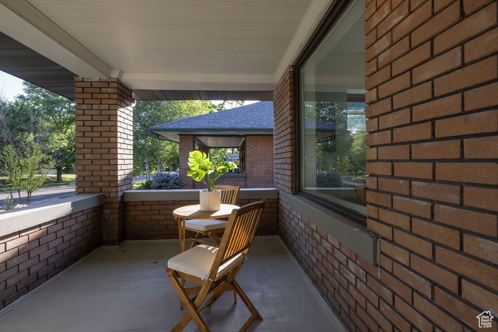 View of porch