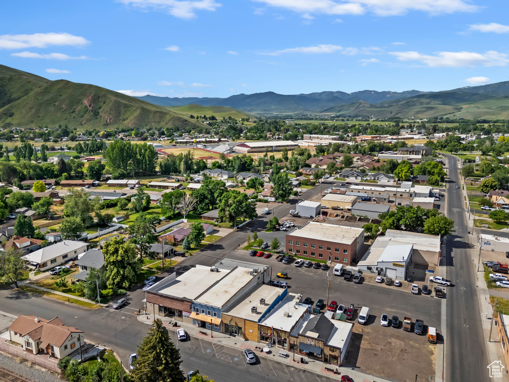 Aerial view of mountains