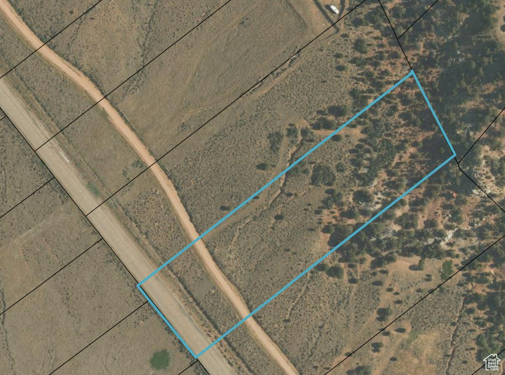 Map / location with property parcel outlined
