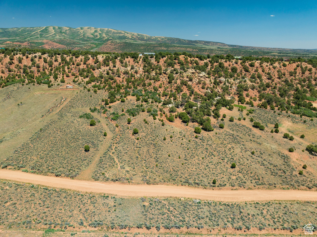 Drone / aerial view of mountains