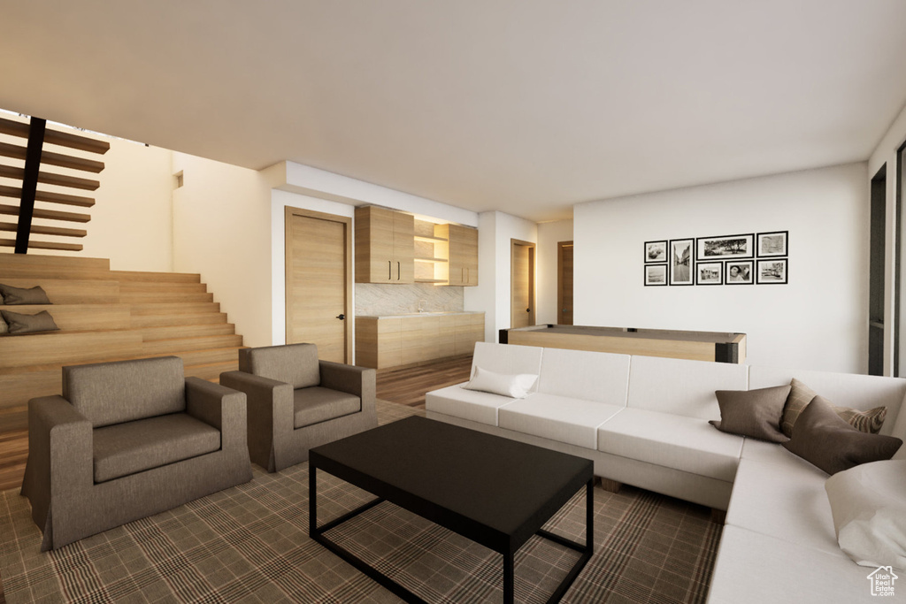 View of living room
