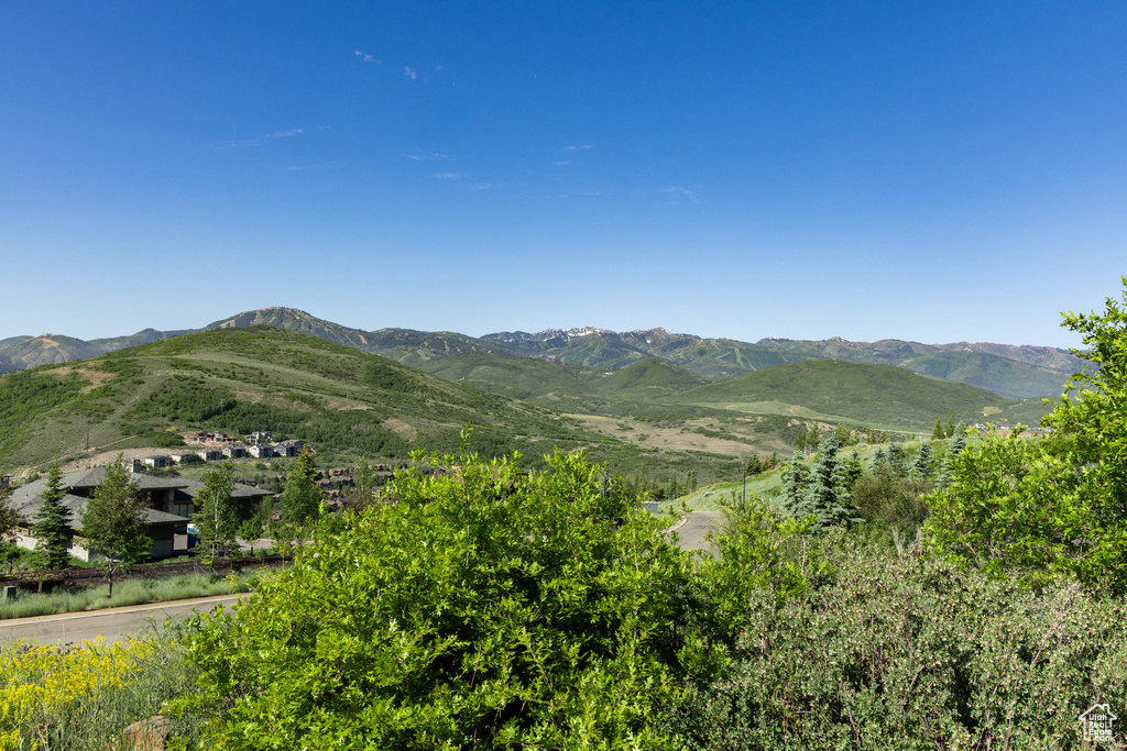 View of mountain backdrop