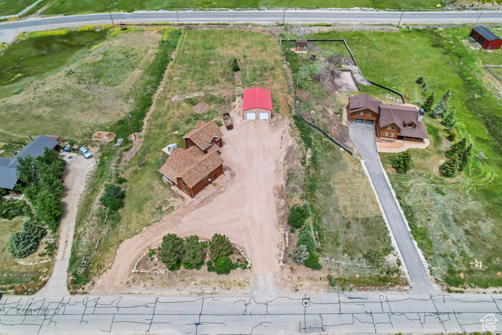 Aerial view of property and surrounding area