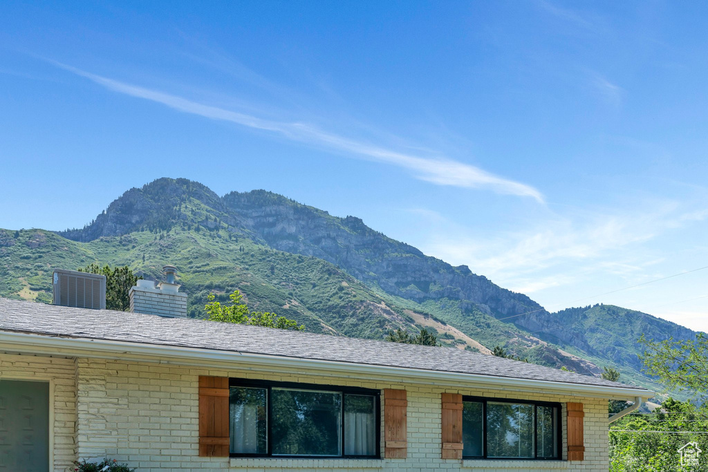 View of mountain backdrop