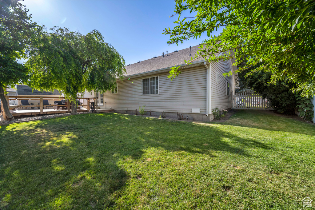 Back of property