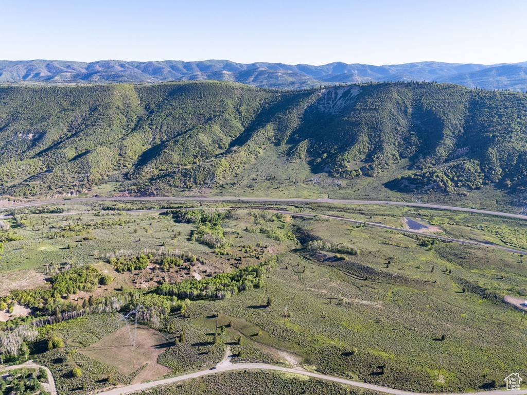 View of mountain background
