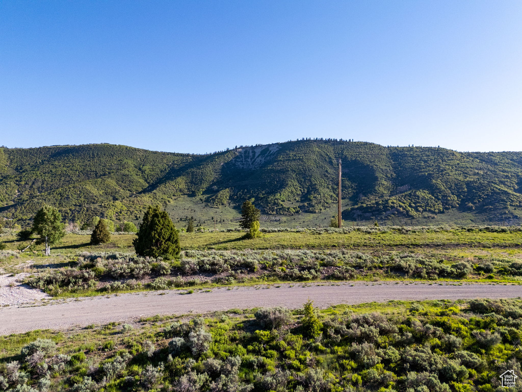 View of mountain backdrop