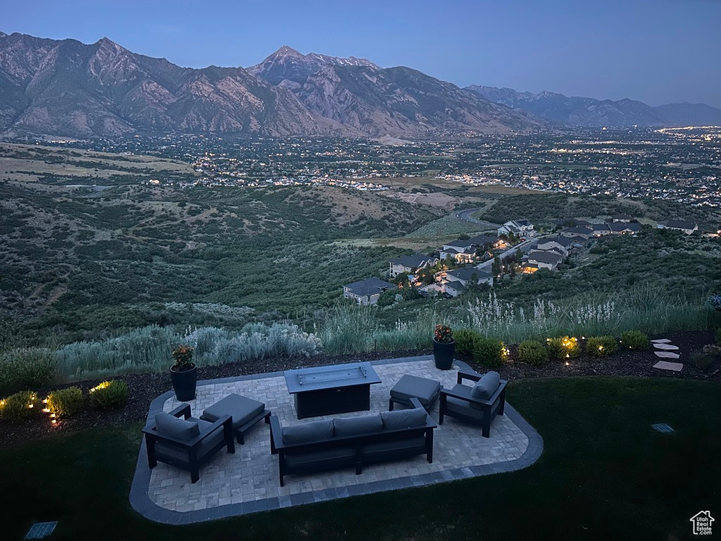 View of mountain backdrop