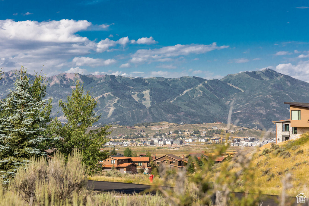View of mountain backdrop
