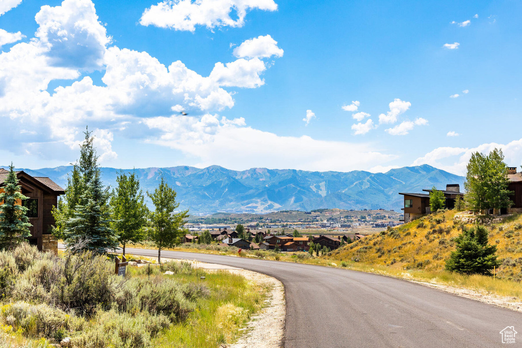 View of mountain backdrop