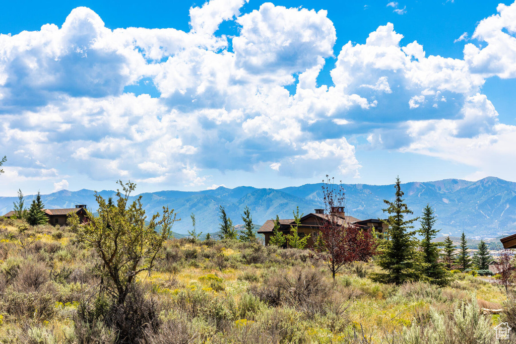 View of mountain backdrop