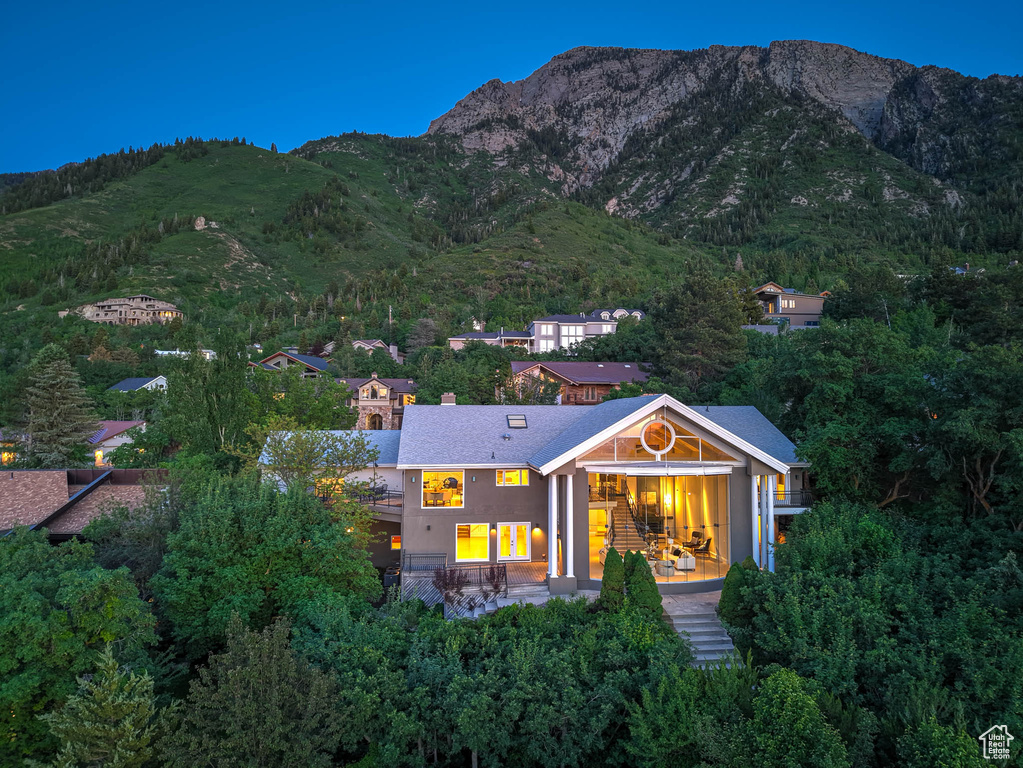 View of mountain backdrop