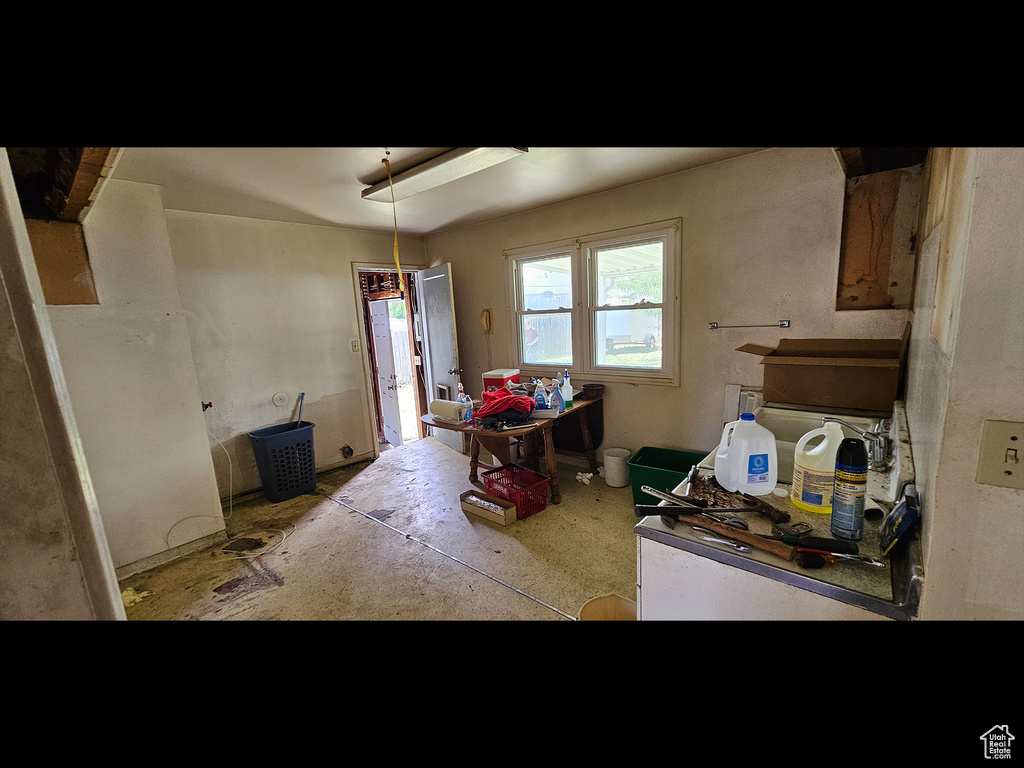 View of kitchen