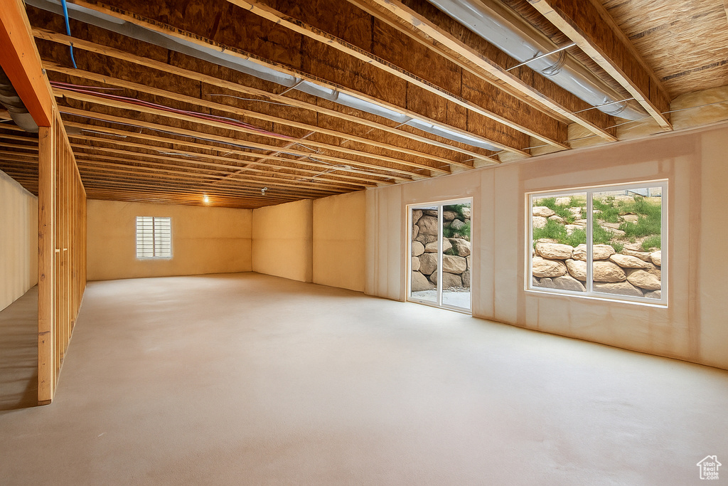 View of basement