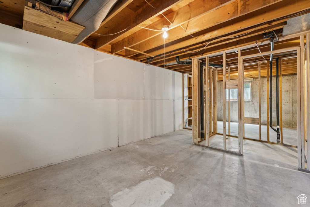 View of basement