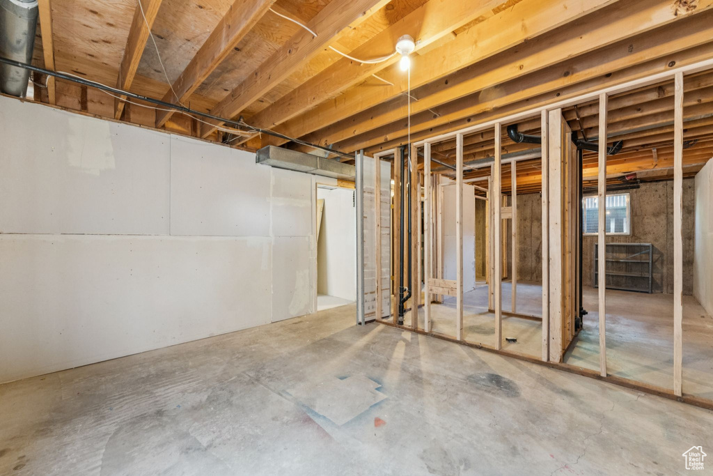 View of basement