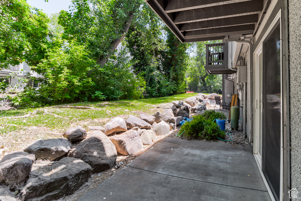 View of patio
