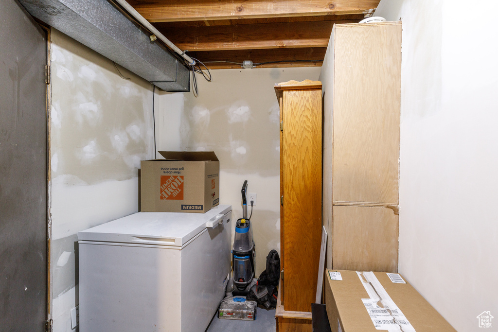 View of washroom