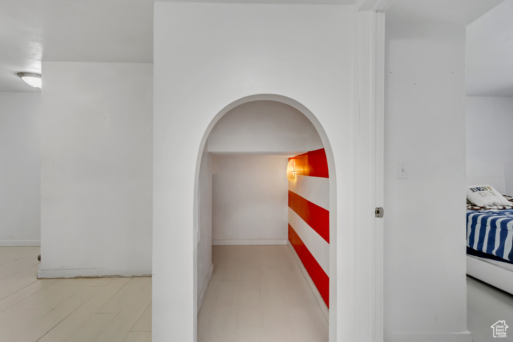 Hall with arched walkways