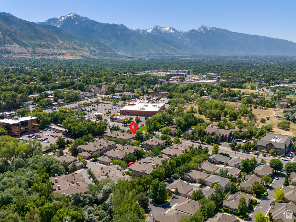 Bird's eye view of mountains