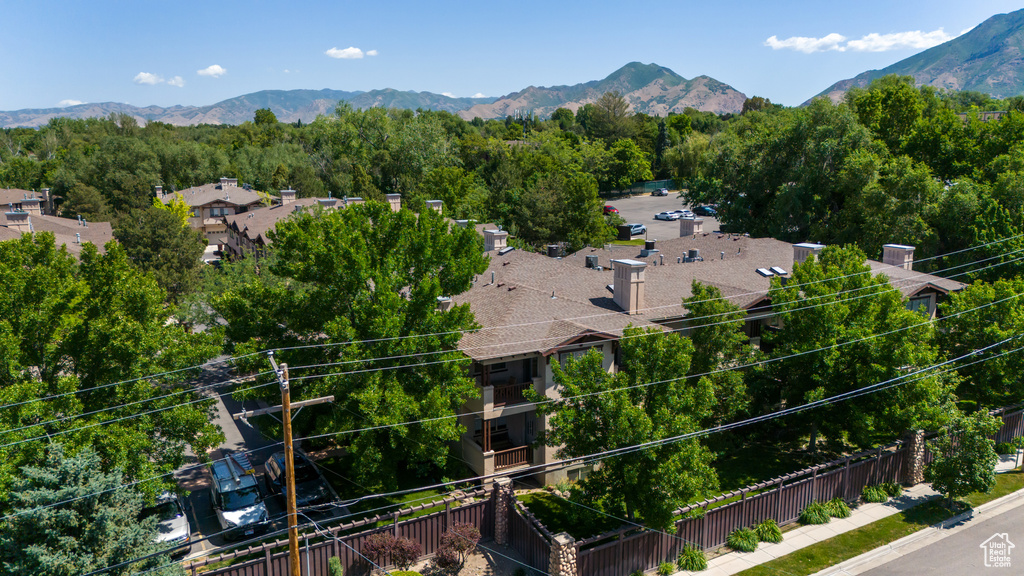 Aerial view of mountains