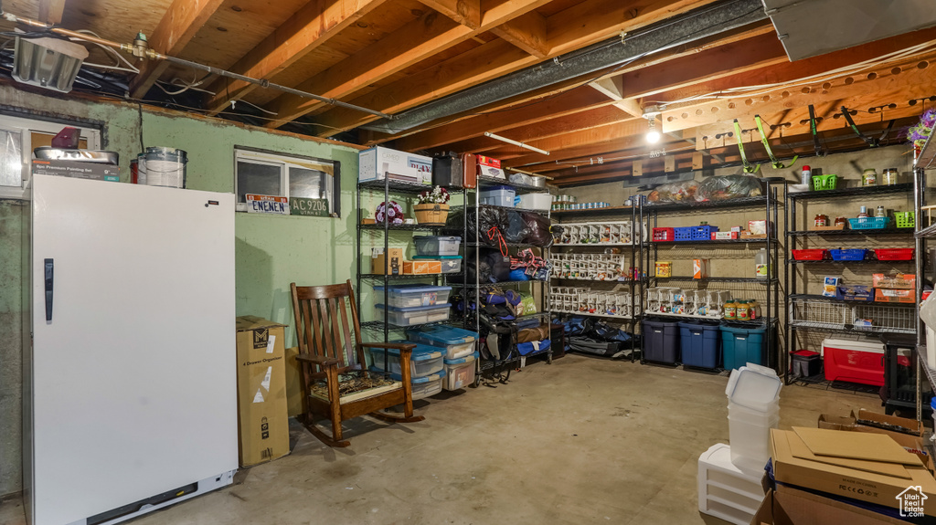 View of storage area