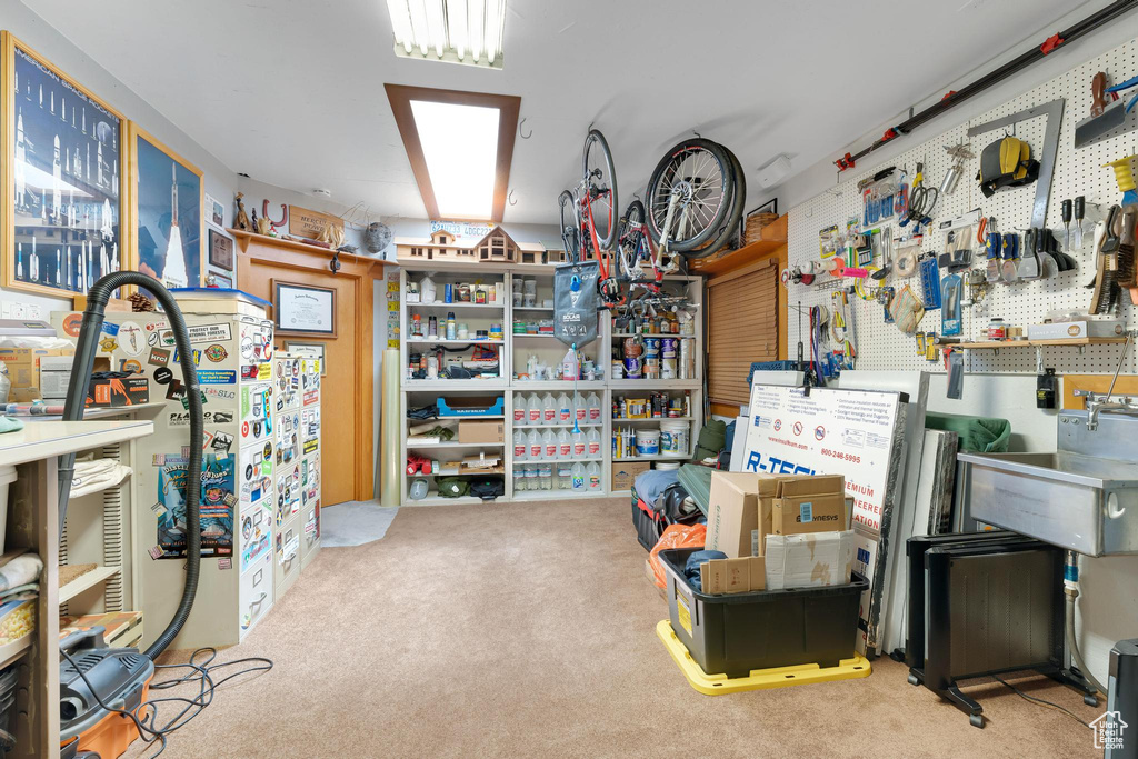 View of storage area