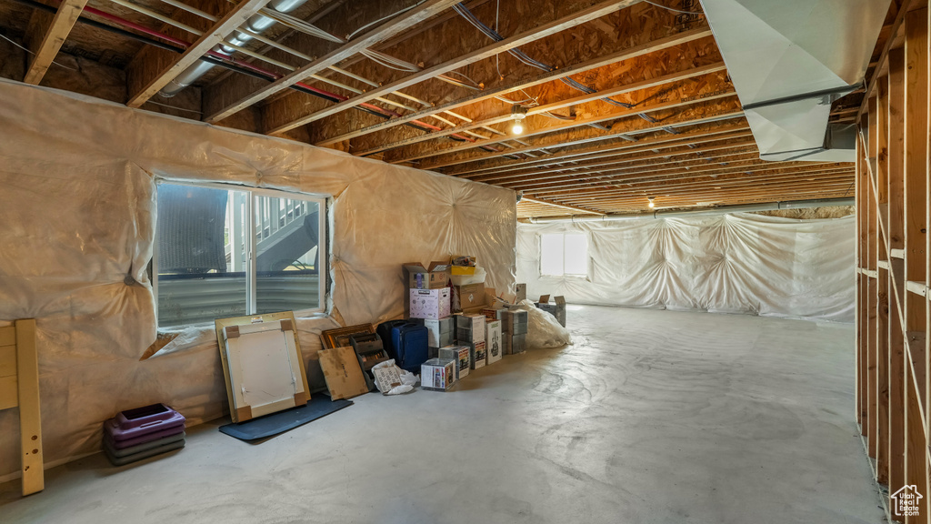 View of basement