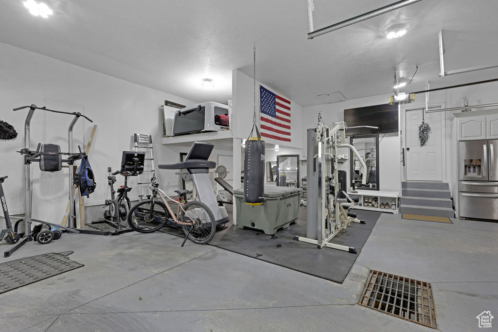View of workout area