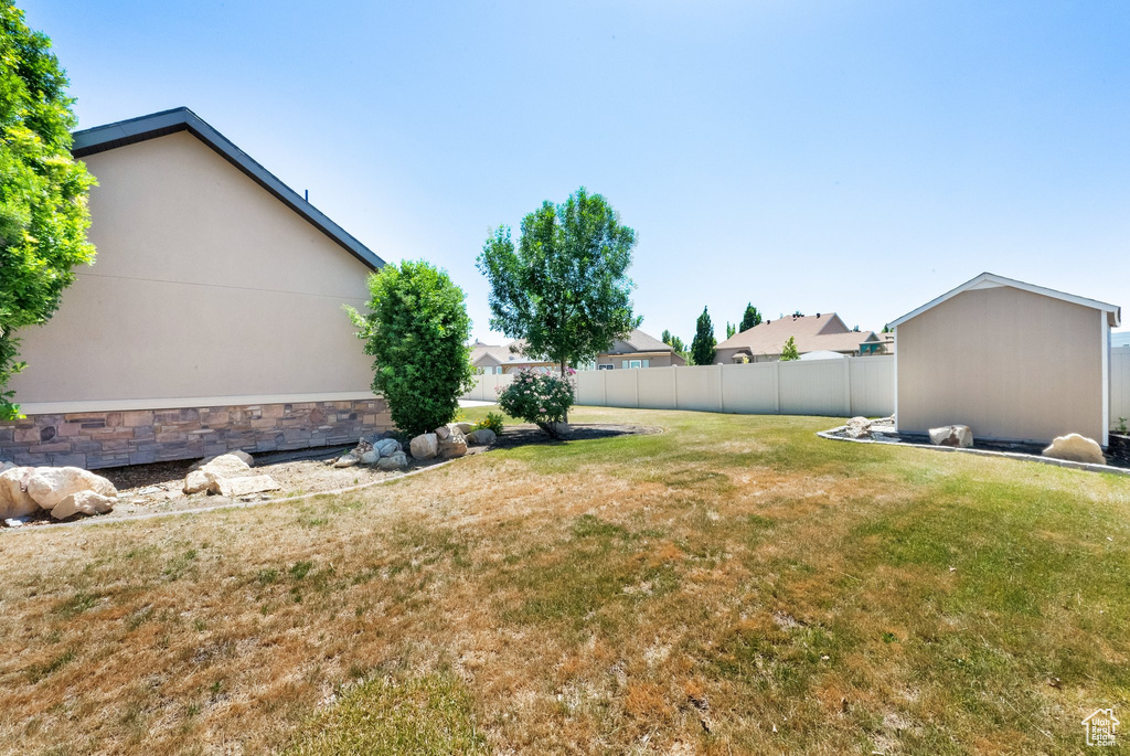 View of yard