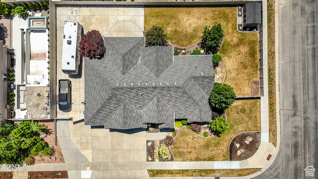Aerial view of property and surrounding area